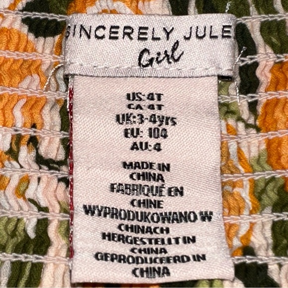 Sincerely Jules Floral/OrangeSundress - Picture 4 of 5